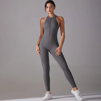 Elegance Era Women's Fitness Bodysuit: Push-Up Yoga Suit & Sculpting Shapewear