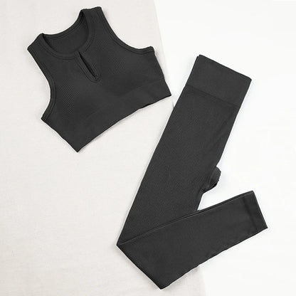 The Contour Ribbed Tank & Legging Set