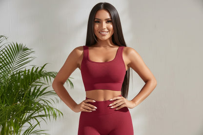 The Elevate Ribbed Crop & Shorts Set (2PC)
