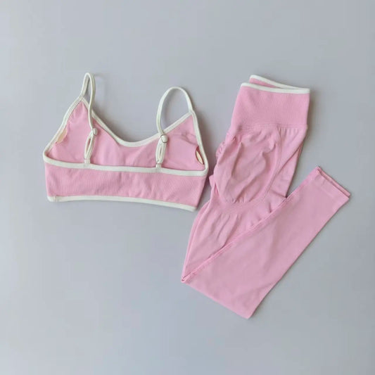 Seamless High-WaistYoga & Gym Set