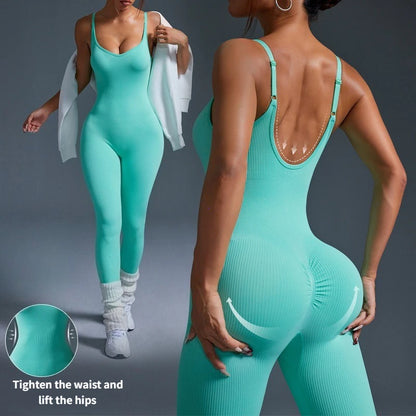 Seamless 'Sexy Back' Bodycon Jumpsuit