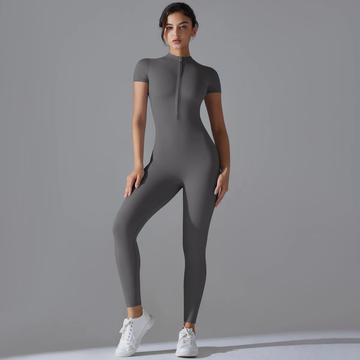 Women's Seamless Yoga Bodysuit – Backless Push Up Gym Romper & Fitness Jumpsuit