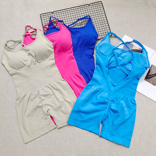 The Contour Knit Jumpsuit with Pads